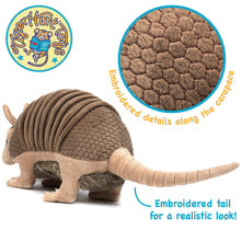 Load image into Gallery viewer, Mike The Armadillo | 10 Inch Stuffed Animal Plush | By TigerHart Toys