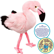 Load image into Gallery viewer, Fay The Flamingo | 13 Inch Stuffed Animal Plush | By TigerHart Toys