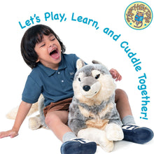 Load image into Gallery viewer, Winry The Wolf | 26 Inch Stuffed Animal Plush | By TigerHart Toys