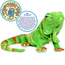 Load image into Gallery viewer, Ignacio The Iguana | 75 Inch Stuffed Animal Plush | By TigerHart Toys