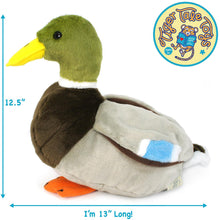 Load image into Gallery viewer, Dakota The Duck | 13 Inch Stuffed Animal Plush | By TigerHart Toys