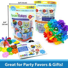 Load image into Gallery viewer, Brain Flakes Starter Set Multicolor (12 colors) - 120 Pieces - Resealable Pouch