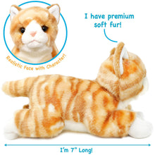 Load image into Gallery viewer, Tamarr The Orange Tabby Cat | 10 Inch Stuffed Animal Plush | By TigerHart Toys