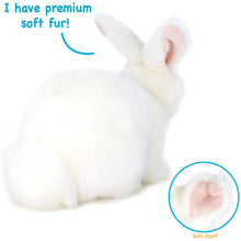 Load image into Gallery viewer, Wren The White Rabbit | 10 Inch Stuffed Animal Plush | By TigerHart Toys