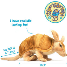 Load image into Gallery viewer, Mike The Armadillo | 11 Inch Stuffed Animal Plush | By TigerHart Toys