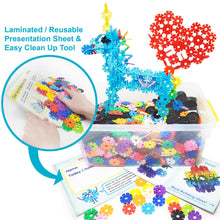 Load image into Gallery viewer, VIAHART Brain Flakes 2500+ Piece Build 'n' Build Kit | A Creative and Educational Alternative to Building Blocks| Wheel Pieces & Special Parts Included! | A Great STEM Toy for Both Boys and Girls!