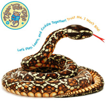 Load image into Gallery viewer, Bernard The Brown Python | 114 Inch Stuffed Animal Plush | By TigerHart Toys