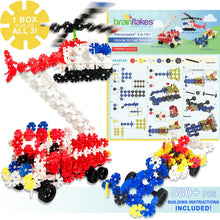 Load image into Gallery viewer, Brain Flakes Braingineer 3 in 1 Kit | Vroom To The Rescue | Instructions Included!