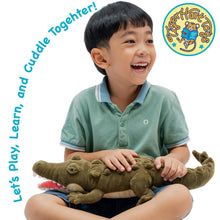 Load image into Gallery viewer, Carioca The Crocodile - 18 Inch Stuffed Animal Plush