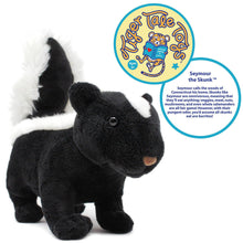 Load image into Gallery viewer, Seymour The Skunk | 9 Inch Stuffed Animal Plush | By TigerHart Toys