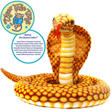 Load image into Gallery viewer, Qamra The King Cobra | 102 Inch Stuffed Animal Plush | By TigerHart Toys