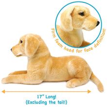 Load image into Gallery viewer, Mason The Labrador | 19 Inch Stuffed Animal Plush | By TigerHart Toys