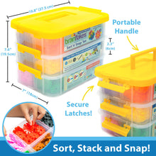 Load image into Gallery viewer, Brain Flakes 1000 Piece Sort ‘n’ Snap Set - Wheel Pieces and Special Parts Included - A Great Stem Toy for Both Boys and Girls