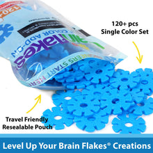 Load image into Gallery viewer, Brain Flakes Single Color Add-on - 120 Pieces - Resealable Pouch - Orange