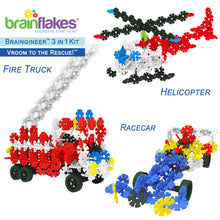 Load image into Gallery viewer, Brain Flakes Braingineer 3 in 1 Kit | Vroom To The Rescue | Instructions Included!