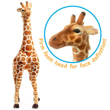 Load image into Gallery viewer, Jani The Savannah Giraffe | 52 Inch Stuffed Animal Plush | By TigerHart Toys
