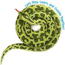 Load image into Gallery viewer, Gustavo The Green Anaconda | 100 Inch Stuffed Animal Plush | By TigerHart Toys