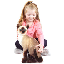 Load image into Gallery viewer, Stefan The Siamese Cat | 13 Inch Stuffed Animal Plush | By TigerHart Toys
