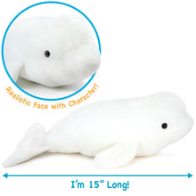 Load image into Gallery viewer, Billiam The Beluga | 15 Inch Stuffed Animal Plush | By TigerHart Toys