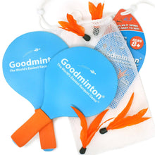 Load image into Gallery viewer, Goodminton | The World's Easiest Racket Game | An Indoor Outdoor Year-Round Fun Racquet Game for Boys, Girls, and People of All Ages