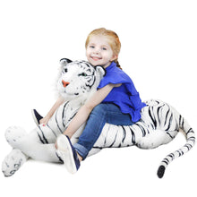 Load image into Gallery viewer, Timurova The White Tiger | 42 Inch Stuffed Animal Plush | By TigerHart Toys