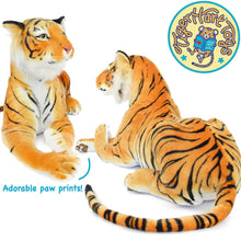 Load image into Gallery viewer, Rohit The Orange Bengal Tiger | 46 Inch Stuffed Animal Plush | By TigerHart Toys
