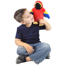 Load image into Gallery viewer, Papaya The Parrot | 12 Inch Stuffed Animal Plush | By TigerHart Toys
