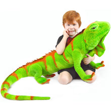 Load image into Gallery viewer, Ignacio The Iguana | 75 Inch Stuffed Animal Plush | By TigerHart Toys