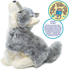 Load image into Gallery viewer, Wolcott The Wolf | 11 Inch Stuffed Animal Plush | By TigerHart Toys