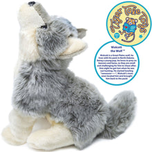 Load image into Gallery viewer, Wolcott The Wolf | 11 Inch Stuffed Animal Plush | By TigerHart Toys