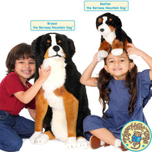 Load image into Gallery viewer, Bryson The Bernese Mountain Dog | 23 Inch Stuffed Animal Plush | By TigerHart Toys