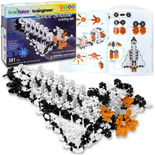 Load image into Gallery viewer, Brain Flakes Space Shuttle Building Set with Detailed Step by Step Instructions Booklet - 381 Pieces - Wheels and Axles Included - Construct a 19 Inch Large Space Ship - Ages 7+ Years Old