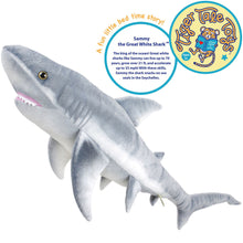Load image into Gallery viewer, Sammy The Shark | 36 Inch Stuffed Animal Plush | By TigerHart Toys