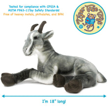 Load image into Gallery viewer, Patrick the Pygmy Goat | 18 Inch Stuffed Animal Plush | By TigerHart Toys