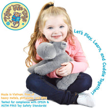 Load image into Gallery viewer, Huck The Hippo | 12 Inch Stuffed Animal Plush | By TigerHart Toys