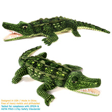 Load image into Gallery viewer, Kuwat The Saltwater Crocodile | 56 Inch Stuffed Animal Plush | By TigerHart Toys