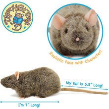 Load image into Gallery viewer, Reuben The Rat | 7 Inch Stuffed Animal Plush | By TigerHart Toys