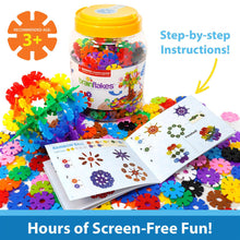 Load image into Gallery viewer, Brain Flakes 500 Piece Interlocking Plastic Disc Set | A Creative and Educational Alternative to Building Blocks | Tested for Children's Safety | A Great STEM Toy for Both Boys and Girls!