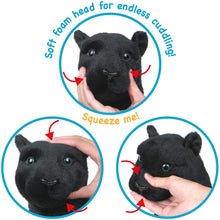 Load image into Gallery viewer, Sid The Panther - Squeeze Me! - 17 Inch Stuffed Animal Plush