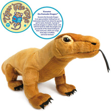 Load image into Gallery viewer, Kusumo The Komodo Dragon | 17 Inch Stuffed Animal Plush | By TigerHart Toys
