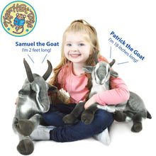 Load image into Gallery viewer, Samuel The Pygmy Goat | 27 Inch Stuffed Animal Plush | By TigerHart Toys