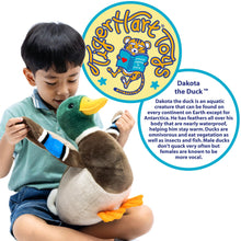 Load image into Gallery viewer, Dakota The Duck - 15 Inch Stuffed Animal Plush