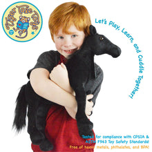 Load image into Gallery viewer, Ignacio The Black Stallion | 18 Inch Stuffed Animal Plush | By TigerHart Toys