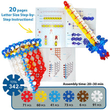 Load image into Gallery viewer, Sword & Shield Building Set with Detailed Step by Step Instructions Booklet - 342 Pieces