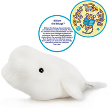 Load image into Gallery viewer, Billiam The Beluga | 15 Inch Stuffed Animal Plush | By TigerHart Toys