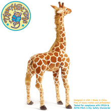 Load image into Gallery viewer, Jani The Savannah Giraffe | 52 Inch Stuffed Animal Plush | By TigerHart Toys