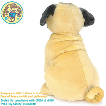 Load image into Gallery viewer, Princeton The Pug | 13 Inch Stuffed Animal Plush | By TigerHart Toys