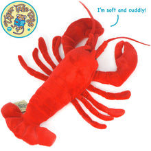 Load image into Gallery viewer, Lenora The Lobster | 15 Inch Stuffed Animal Plush | By TigerHart Toys
