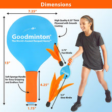 Load image into Gallery viewer, VIAHART Goodminton | The World's Easiest Racket Game | An Indoor Outdoor Year-Round Fun Racquet Game for Boys, Girls, and People of All Ages
