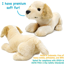Load image into Gallery viewer, Lorrie The Labrador | 17 Inch Stuffed Animal Plush | By TigerHart Toys